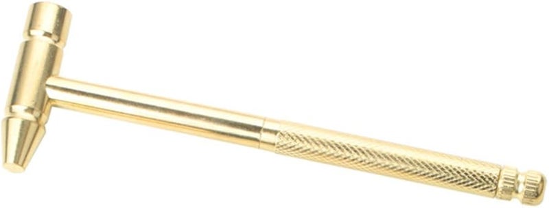 Multifunction Copper Mini Hammer with Screwdrivers Knurled Handle for Watch Repair and Precision Crafting - Image 2