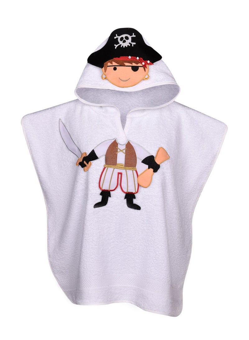 Creative Costumez Pirate Hooded Towel (1-3 years) - Image 1
