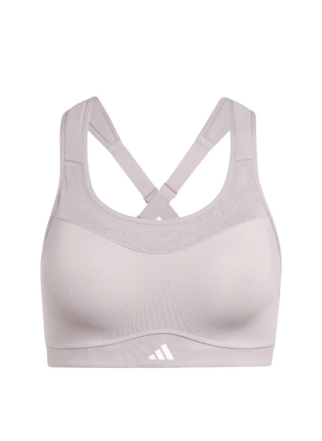 اديداس adidas Tlrdim Hs Bra Purple Training Bra 2XSB