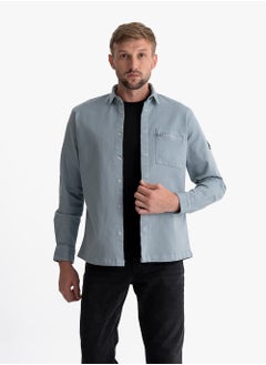 Jacket Gabardine Stylish Men's Mint Green