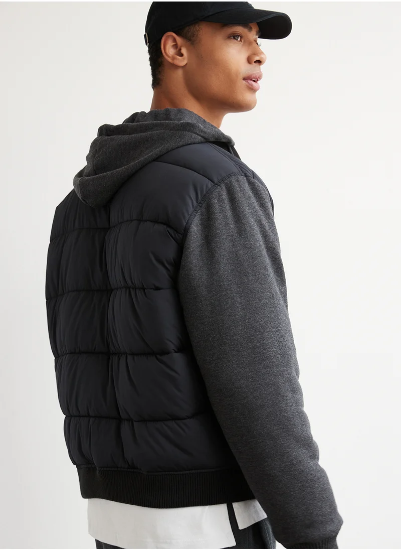 American Eagle Zip Throgh Bomber Puffer Jacket