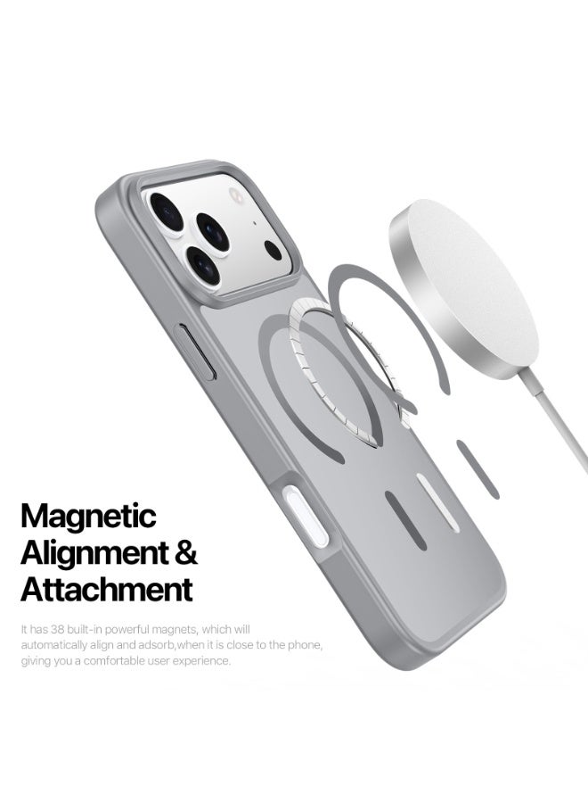 DUX DUCIS Magnetic Shockproof Case for iPhone 17 Pro, MagSafe Compatible, Sweat-Resistant & Anti-Fingerprint Translucent Protective Case - Image 5
