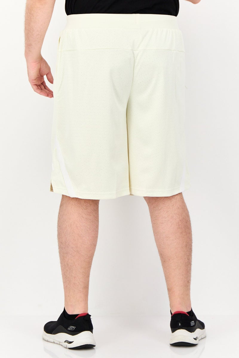 Adidas Men Sportswear Fit 11 Inseam Outdoor Shorts, Ivory - Image 3