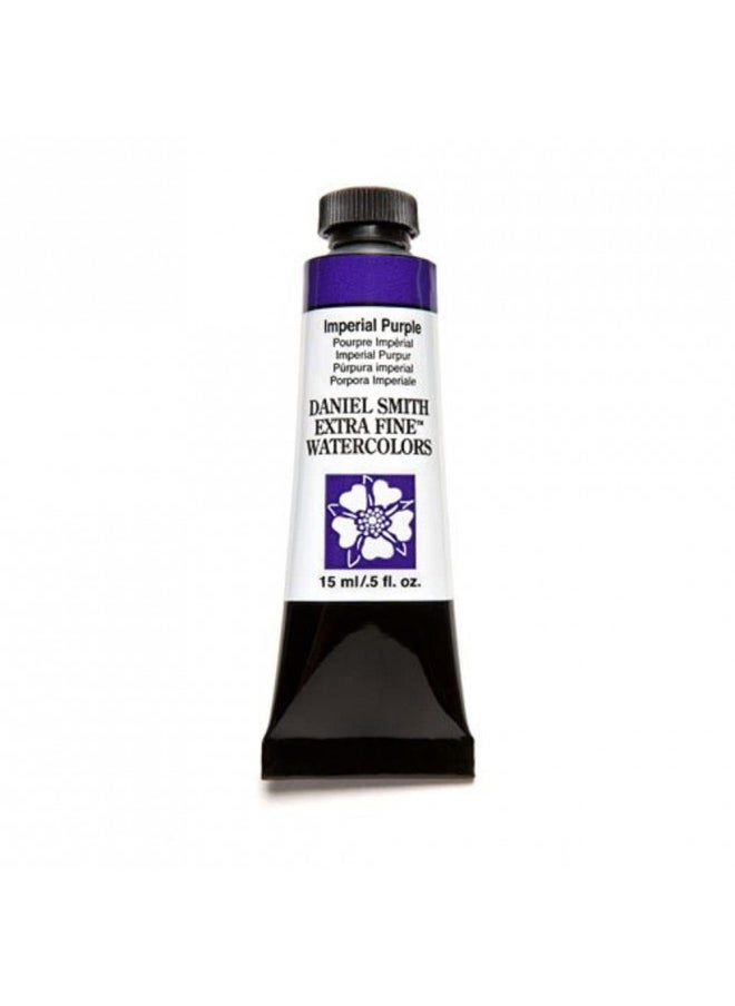 Daniel Smith DANIEL SMITH Extra Fine Watercolor 15ml Paint Tube, Imperial Purple (284600174), 0.5 Fl Oz (Pack of 1)  - Image 1
