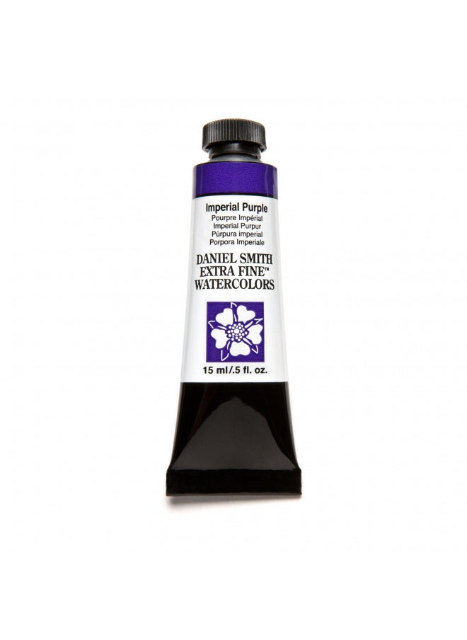 Daniel Smith DANIEL SMITH Extra Fine Watercolor 15ml Paint Tube, Imperial Purple (284600174), 0.5 Fl Oz (Pack of 1)  - Image 3