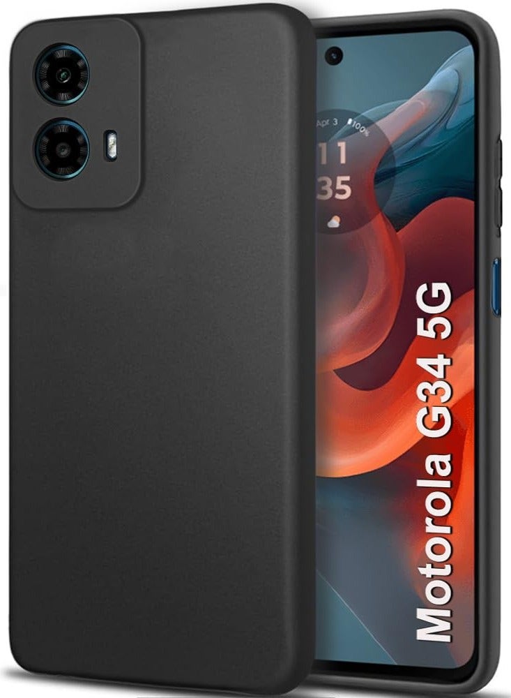 Case for Motorola Moto G34 Cover Soft TPU Ultra-Slim Stylish Protective Cover for Motorola Moto G34 - Image 1