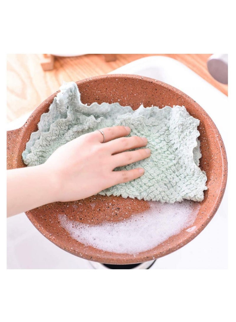 Alissa 5-Pack Ultra-Thick Microfiber Cleaning Cloths – Multi-Color, All-Purpose Towels for Kitchen, Home, Car & Surfaces - Image 4