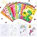Qpout 12 Pcs Valentines Day Coloring Books Bulk for Party Favors Cute Mini Coloring Booklets DIY Art Drawing Book Set for Valentine Party Goodie Bag Filler School Activity Supplies - Image 2