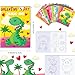 Qpout 12 Pcs Valentines Day Coloring Books Bulk for Party Favors Cute Mini Coloring Booklets DIY Art Drawing Book Set for Valentine Party Goodie Bag Filler School Activity Supplies - Image 4