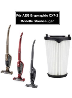 SYOSI Replacement Filters with AEG Ergorapido Vacuum Cleaner,HEPA Fabric Vacuum Filter for AEG CX7 CX7-2 AEF150 Vacuum Cleaner(4-Pack)  - Image 4