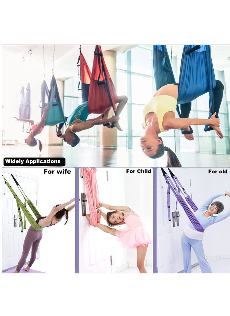 Captaintech Leg Stretcher Strap, Backbend Training Belt with Door Anchor, Flexibility Trainer Stretching Equipment Assist Stretch Strap for Fitness Gymnastics Dance Aerial Yoga Ballet  - Image 5