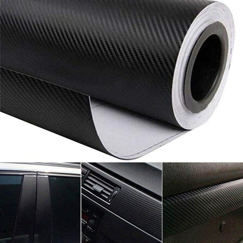 Fusion Graphix ملصق فيلم لفات سيارات من بولي كلوريد الفينيل (PVC) من فيوجن، مقاس 12 × 60 بوصة، أسود - Image 2
