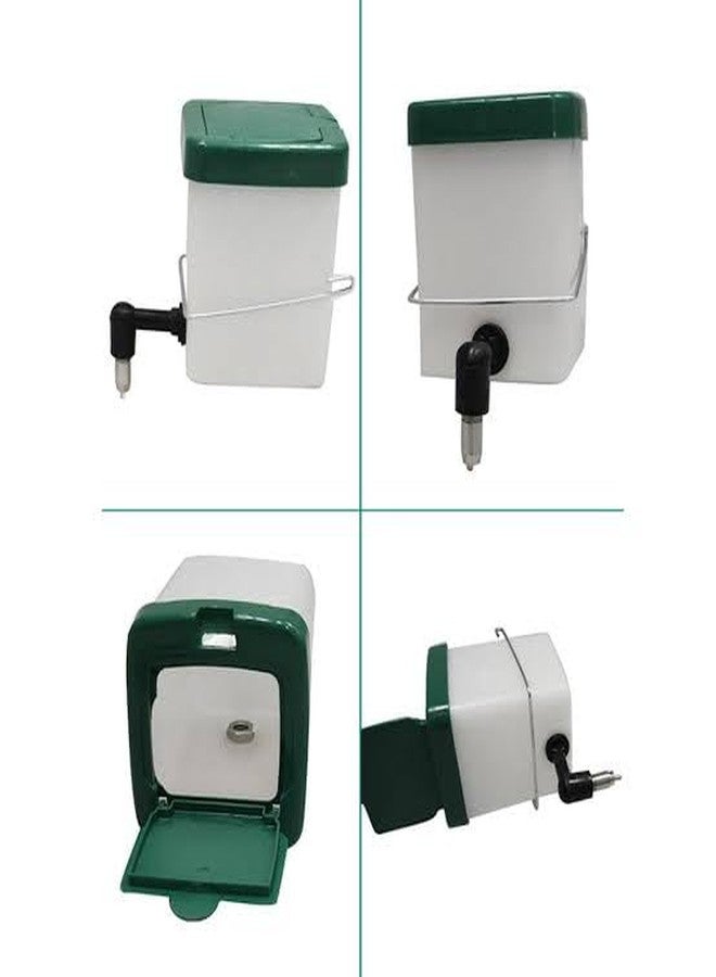 Bethlehem Automatic Drinker Water Rabbit 500 ml Pet Water Bottle Dispenser for Rabbit Hutch, Cage Mounted, White and Green Pack 1 - Image 5