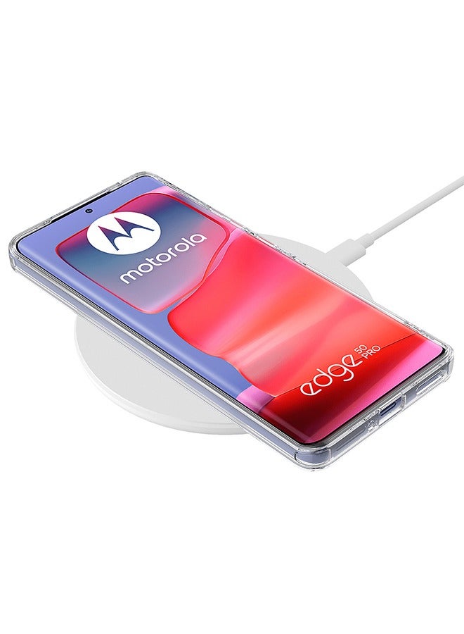 إكس ليفيل غطاء حماية لهاتف Motorola Edge 50 Pro Magsafe مزود بمغناطيس قوي ومقاوم للصدمات بدرجة حماية عسكرية ومضاد للأصفر والخدش، نحيف للغاية، ملحقات حافظة هاتف Magsafe مغناطيسية - Image 4