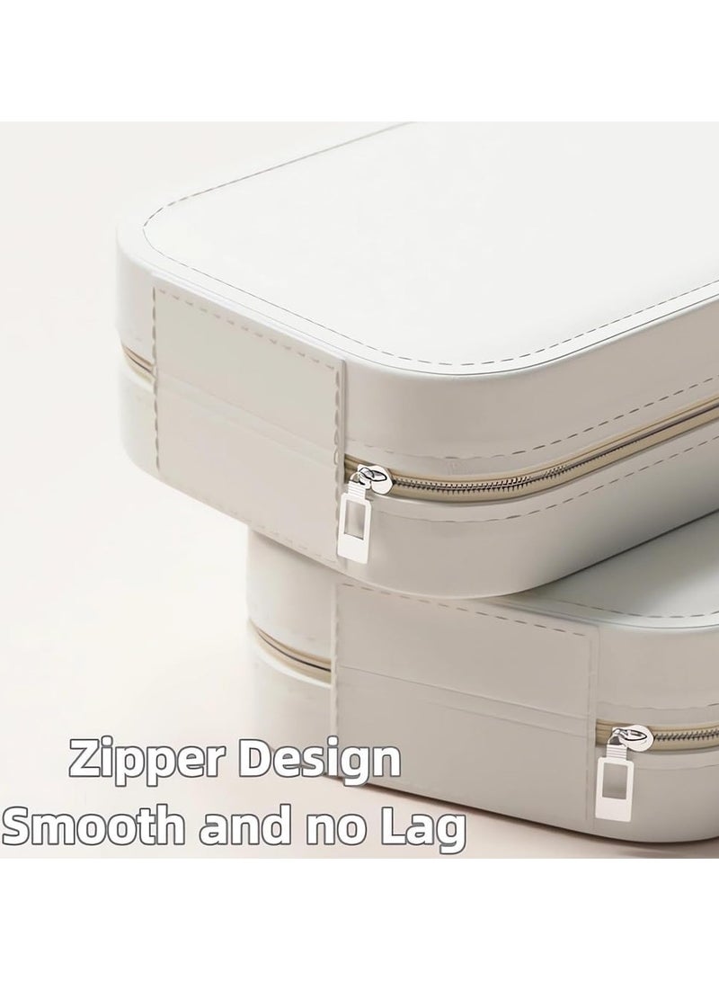 عام منظم مكياج محمول مع مرآة LED مضيئة، حقيبة سفر محمولة لحمل مستحضرات التجميل، منظم فنان محمول مع فواصل قابلة للتعديل - Image 5