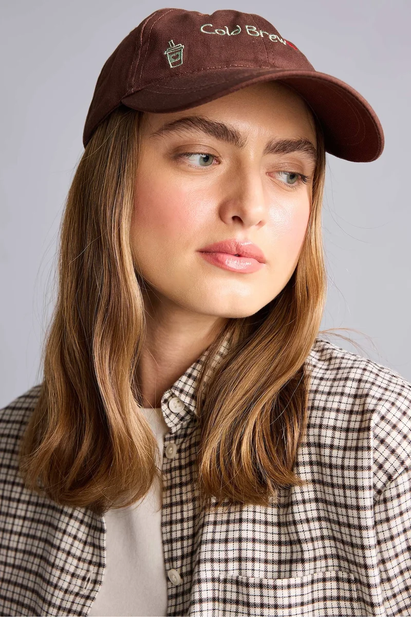 Woman Cotton Embroidered Cap