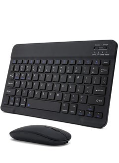 Wireless Keyboard,Multi-Device Universal Bluetooth Keyboard, Portable Keyboard, Suitable for iPad Mini 9.7/10.2/10.5/10.9/11/12.9 inch, Samsung Tablets, Smartphones, PC, MacBooks (Black)
