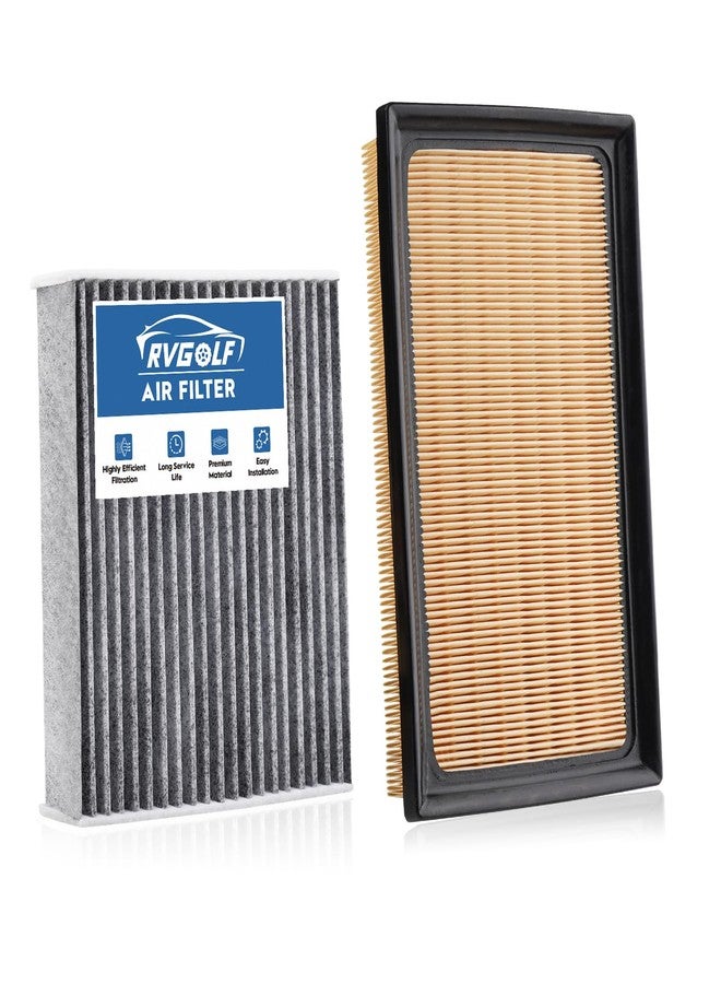 RVgolf Engine+Cabin Air Filters Set Fit for 2019-2025 RAV4 Hybrid, 2018-2025 2026 Camry Hybird, 2020-2025 Highlander Hybrid Engine Air Filter Automotive Accessories CF12157 CA12289 - Image 1