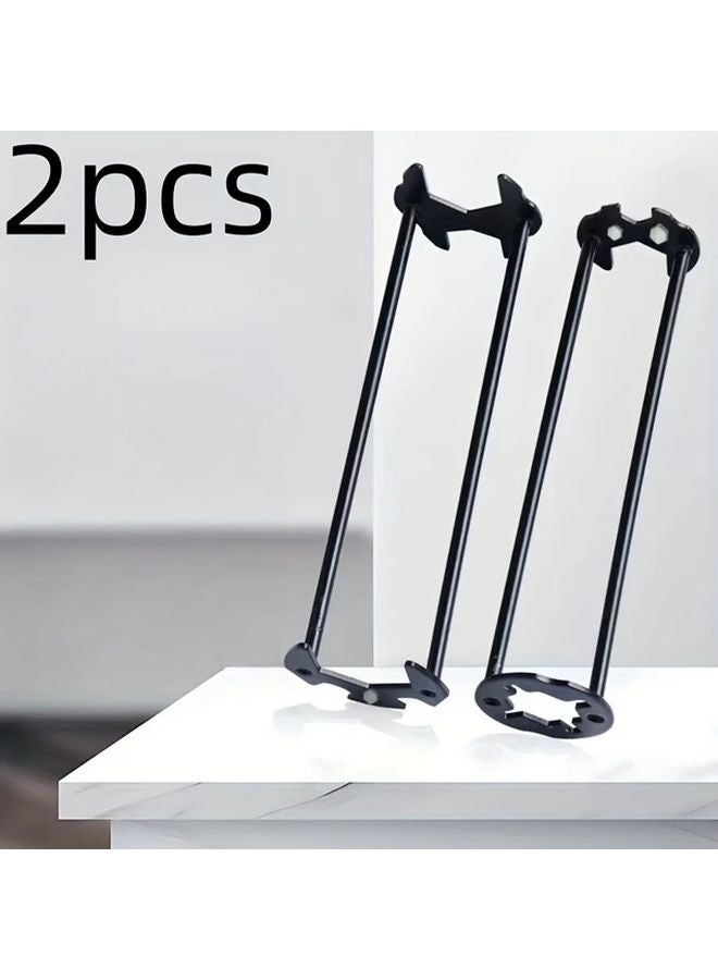 2pcs Multifunctional Sink Wrench For Faucet Installation Removal Repair In Tight Spaces - Image 1