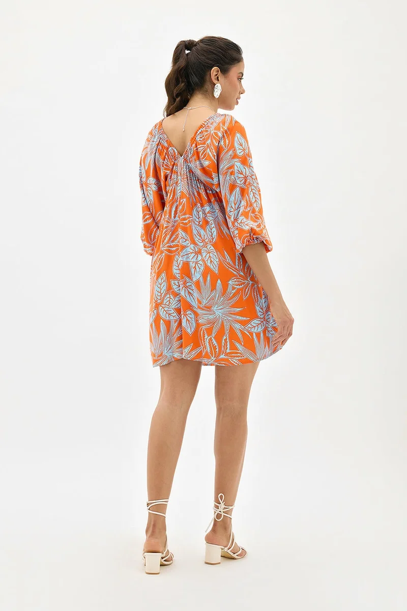 Virgio Floral Print Dress