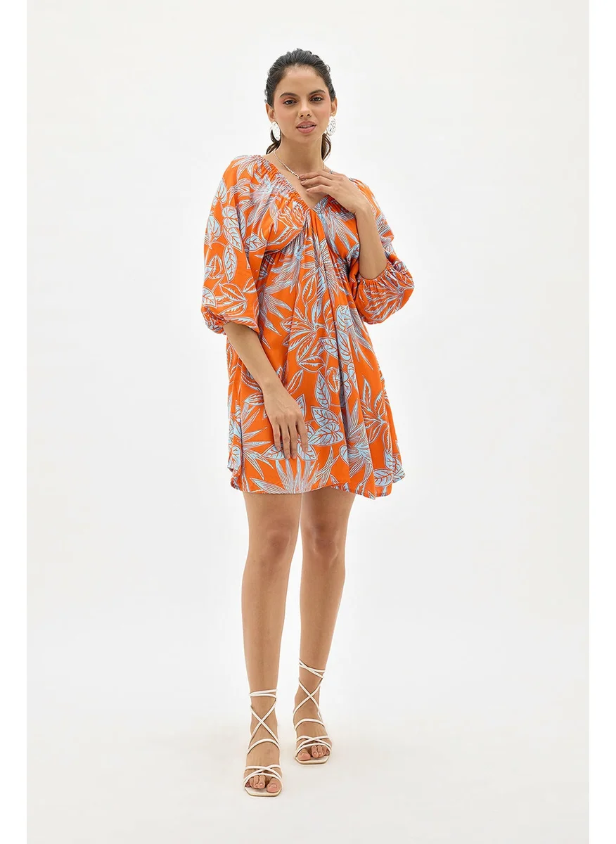 Virgio Floral Print Dress