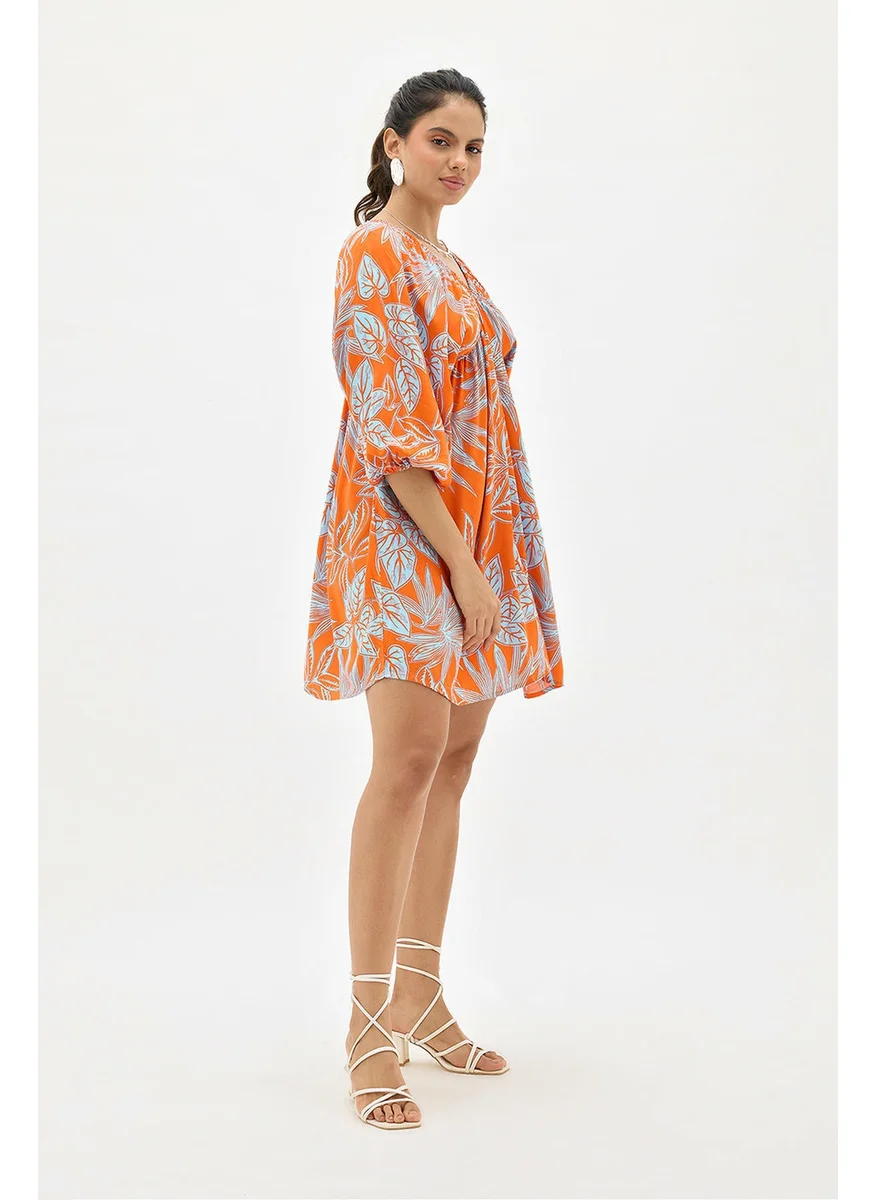 Virgio Floral Print Dress