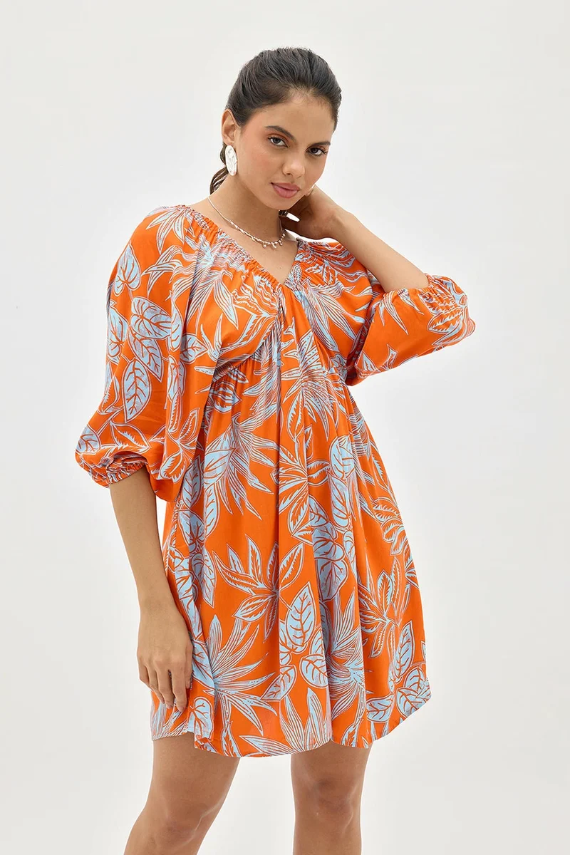 Virgio Floral Print Dress