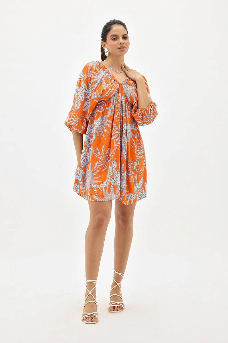 Virgio Floral Print Dress