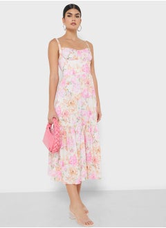 ELLA Floral Print Dress  - Image 1