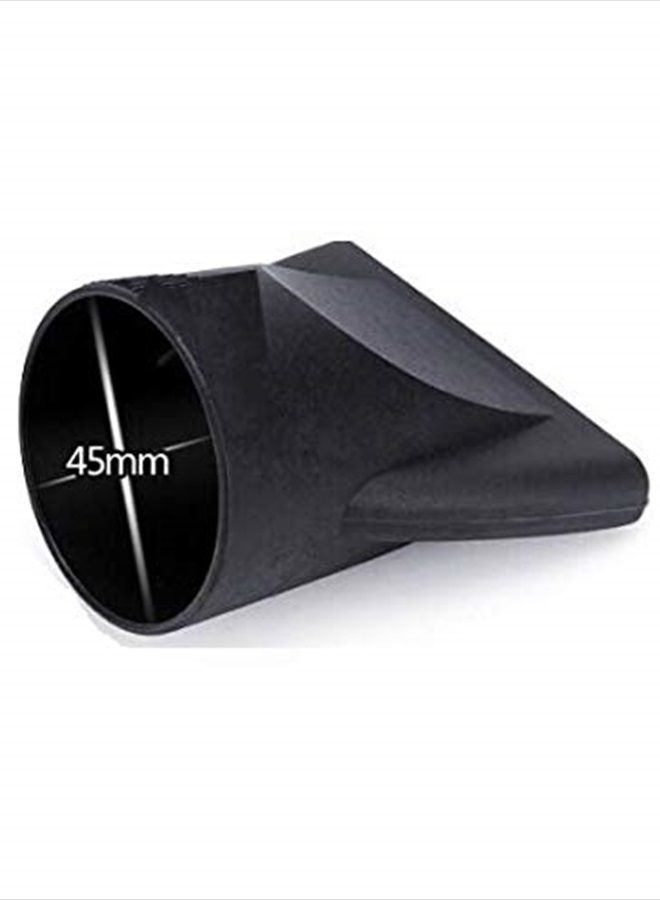 DNHCLL Pack of 2 Black Professional Plastic Hair Dryer Diffuser, Dryer Nozzle Wide Design Plastic Hair Dryer Nozzle Replacement Blow Flat Hairdressing Salon Styling Tool - Image 3