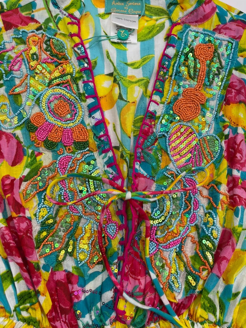 Antica sartoria lemon floral Dress - Image 3