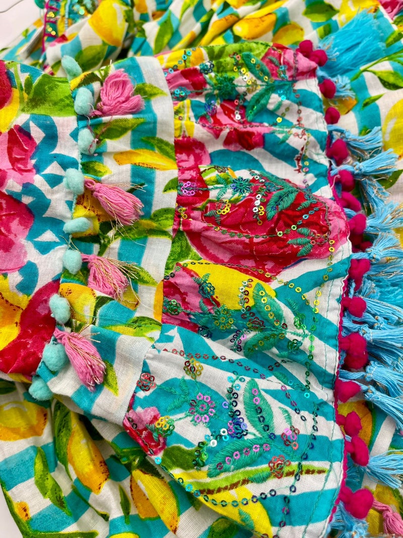 Antica sartoria lemon floral Dress - Image 2
