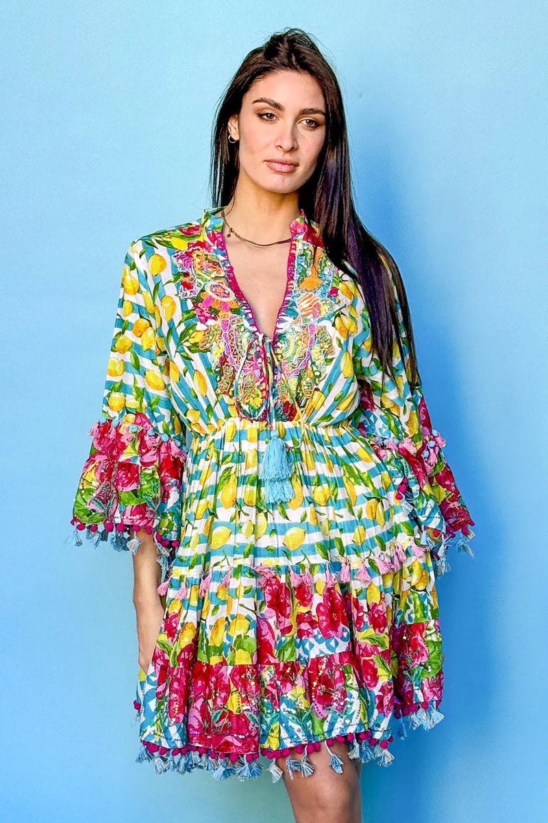 Antica sartoria lemon floral Dress - Image 1