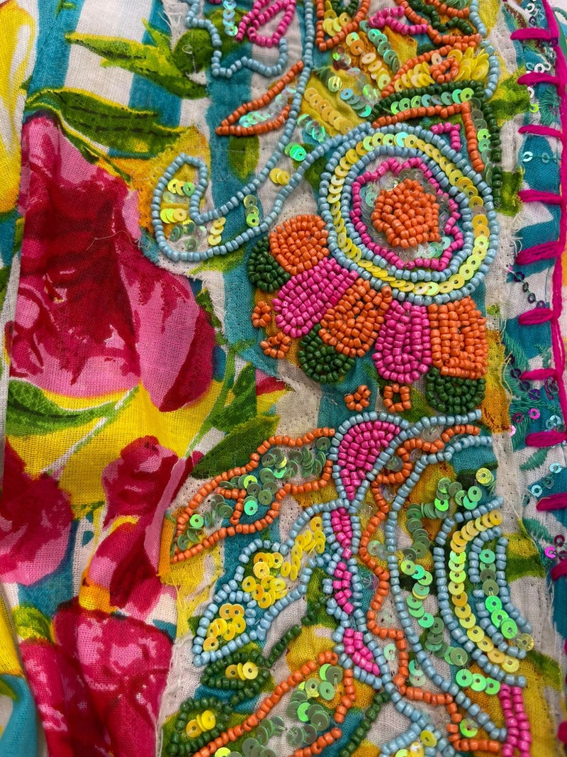 Antica sartoria lemon floral Dress - Image 4
