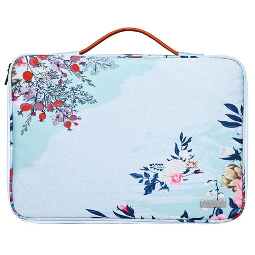 Probus Flower Bloom Canvas Printed Laptop Sleeve Case Cover for Macbook/Laptop | Compatible with 13.3" Laptops - Image 1