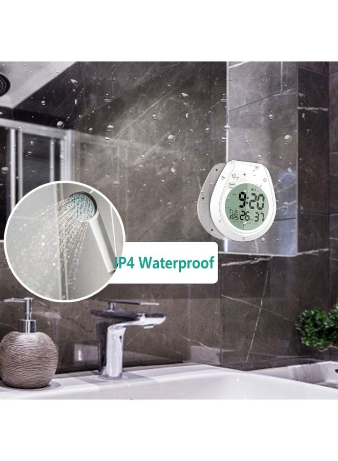 Bukela Waterproof Clock Timer, Shower Timer for Bathroom Walls, Digital Bathroom Clock with Suction Cup and Hanging Hole for Easy Setup, Clear LCD Display, Perfect for Kitchens and Bathrooms - Image 5