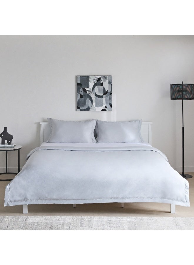 Home Box Essential 3-Pieces Queen King Duvet Cover Set 220 x 220 cm  - Image 4