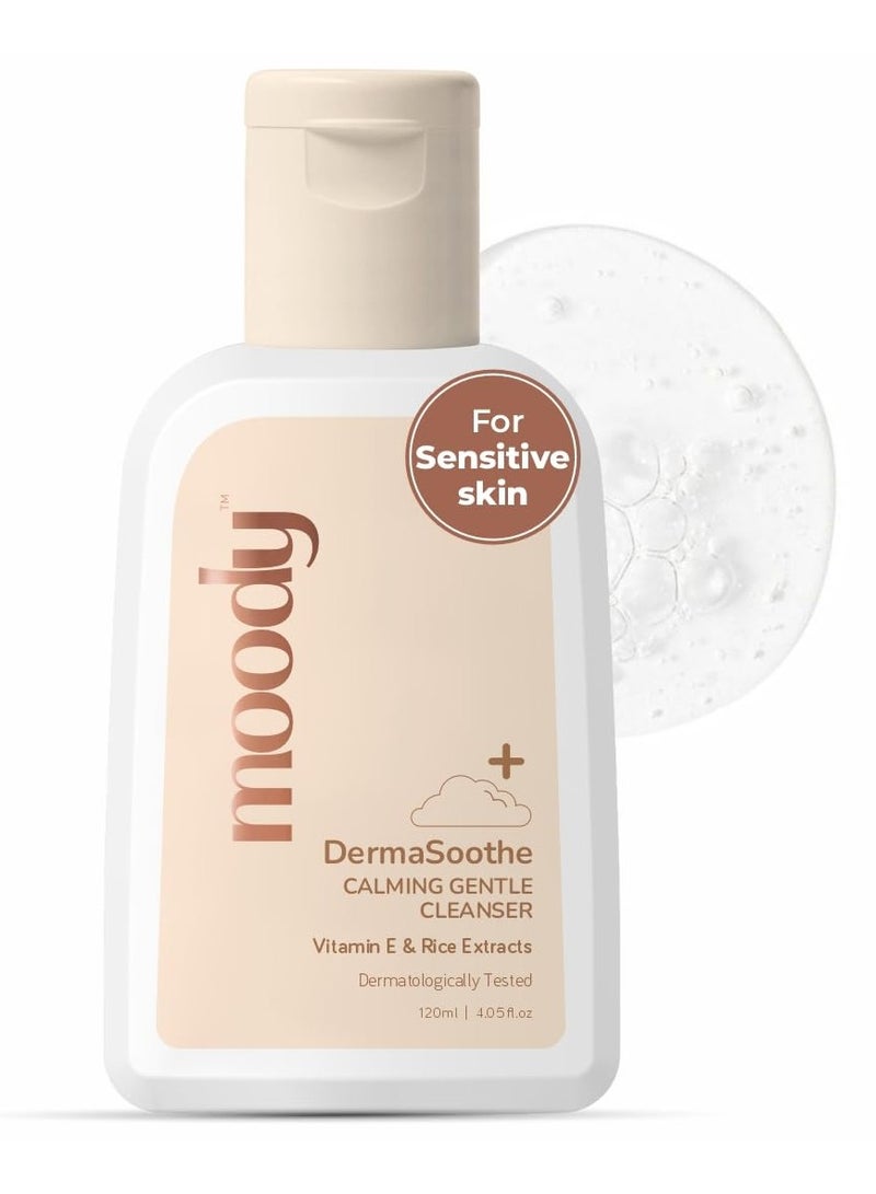  مودي ديرما سوث غسول الوجه ديرما سوث غسول الوجه المرمم للحاجز الواقي من السيراميد وفيتامين E وخلاصة الأرز | غسول الوجه للبشرة المختلطة | غسول الوجه للبشرة الحساسة | بشرة متوهجة | مناسب لجميع أنواع البشرة 120 مل - Image 1