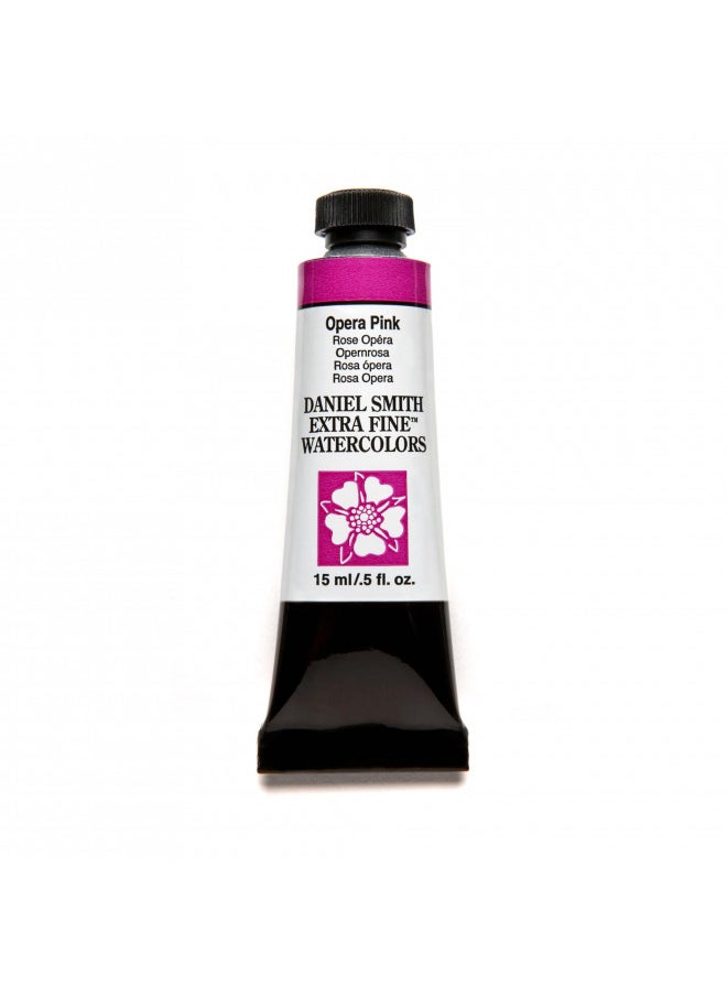 Daniel Smith Daniel Smith 284600198 Extra Fine Watercolor 15ml Paint Tube, Opera-Pink, 0.5 Fl Oz (Pack of 1)  - Image 1