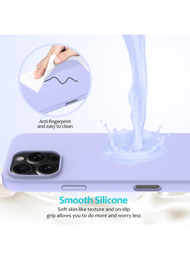 S-TOP Case For iPhone 16 Pro Max Solid Color Silicone Phone Case - Image 4