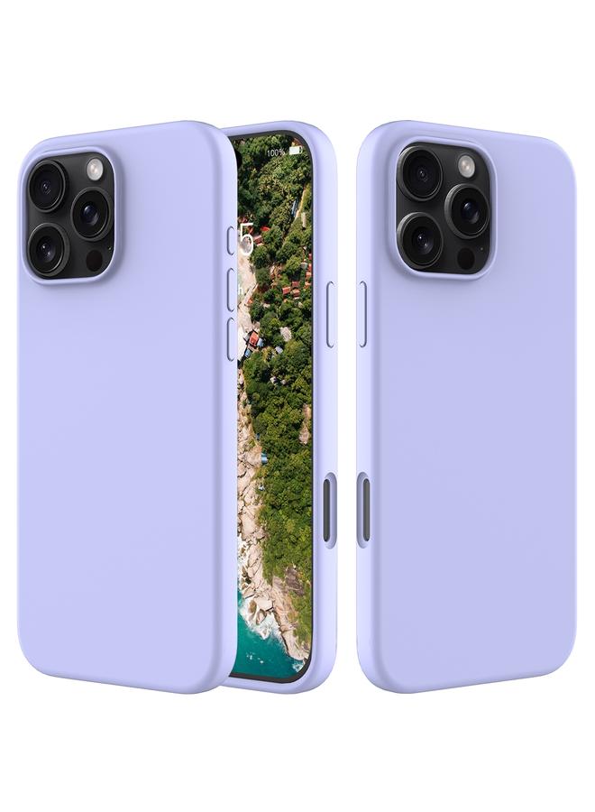 S-TOP Case For iPhone 16 Pro Max Solid Color Silicone Phone Case - Image 1