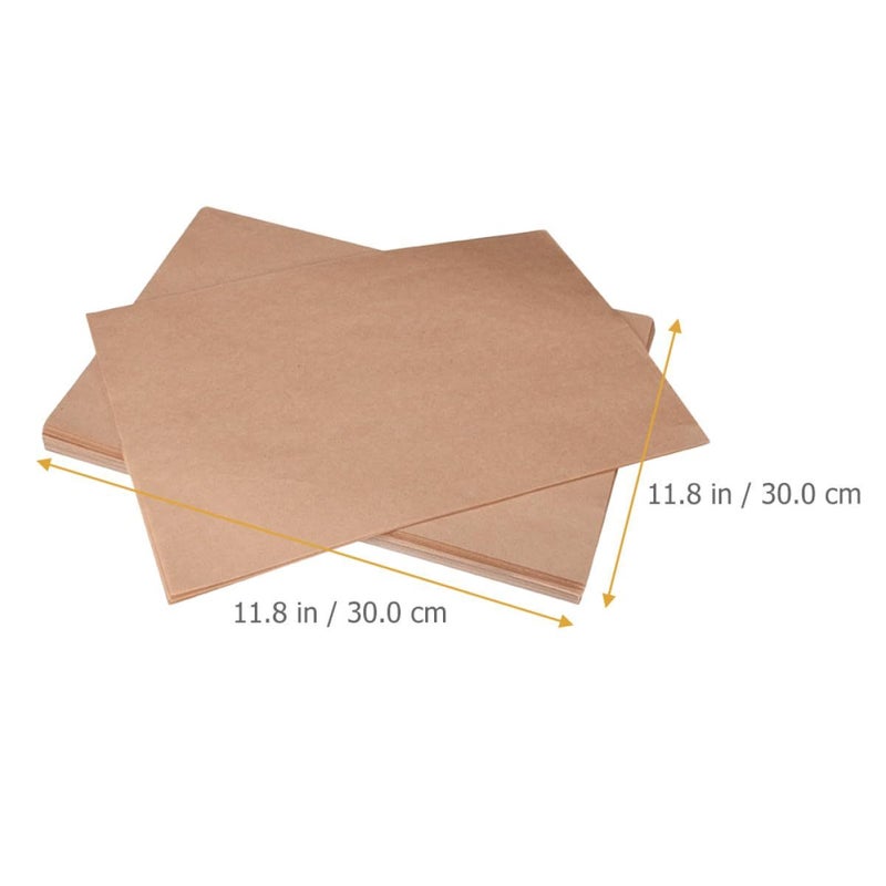 100 Sheets 30x30cm Non-Stick Parchment Baking Paper for Oven Air Fryer Grilling Food Wrapping - Image 3