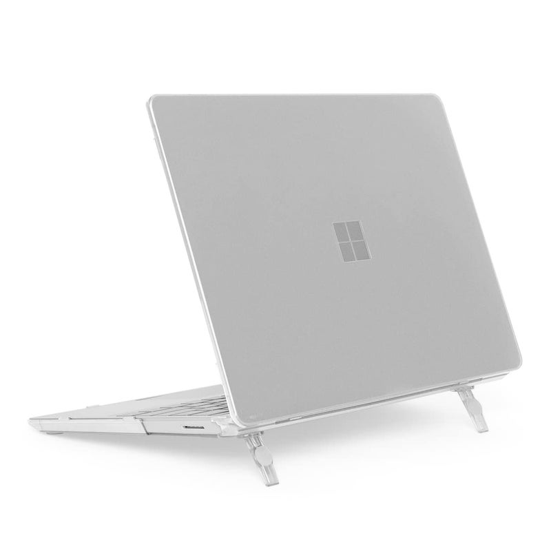 mCover Case Compatible ONLY for 2020-2024 12.4" Microsoft Surface Laptop Go 3/2 / 1 with Touch Screen (NOT Compatible with Any Other Surface Models) - Clear - Image 1