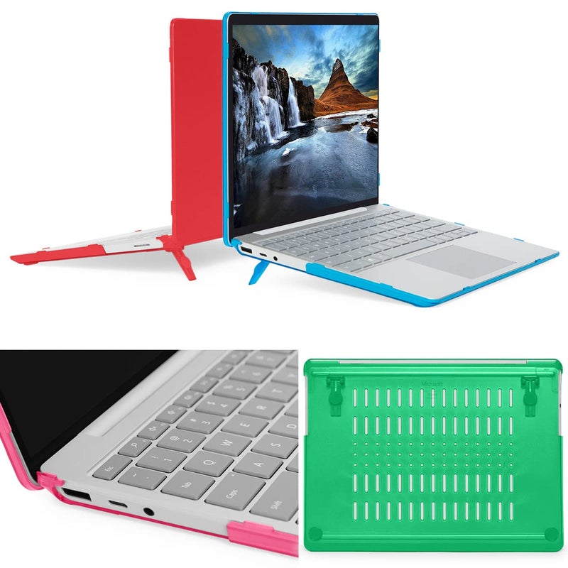 mCover Case Compatible ONLY for 2020-2024 12.4" Microsoft Surface Laptop Go 3/2 / 1 with Touch Screen (NOT Compatible with Any Other Surface Models) - Clear - Image 5