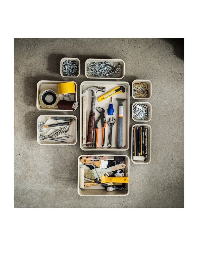 Organiser, plastic/beige25x35x5 cm - Image 3