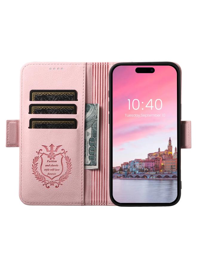 سوتين جراب هاتف SUTENI J07 متعدد الوظائف أفقي قابل للطي من الجلد مع خاصية Magsafe لهاتف iPhone 16 Pro Max - Image 3