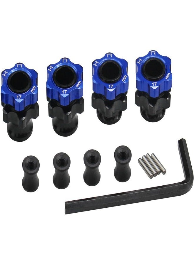 Hot Racing TE117FL Light Weight 17mm Aluminum Hubs F+3mm - TRA 1:10 2WD