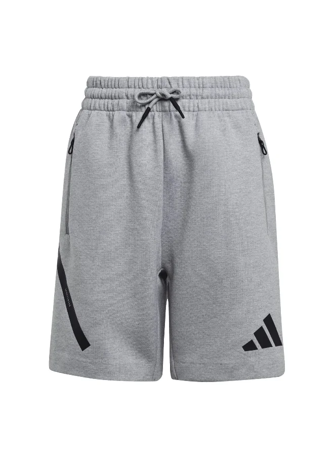 Adidas Adidas J Zne Shorts Grey Training Shorts For Kids Unisex 128