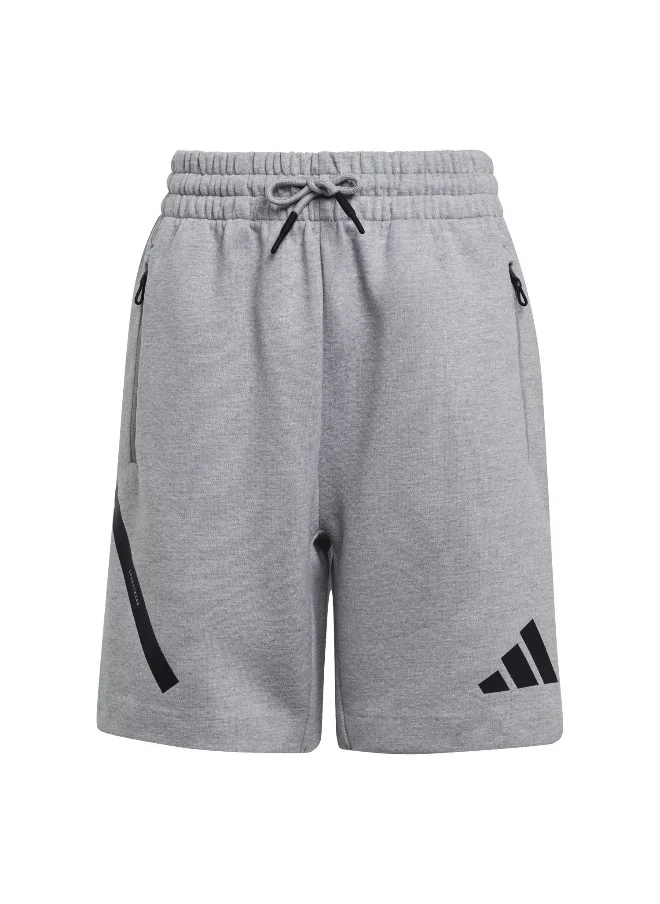 Adidas Adidas J Zne Shorts Grey Training Shorts For Kids Unisex 128