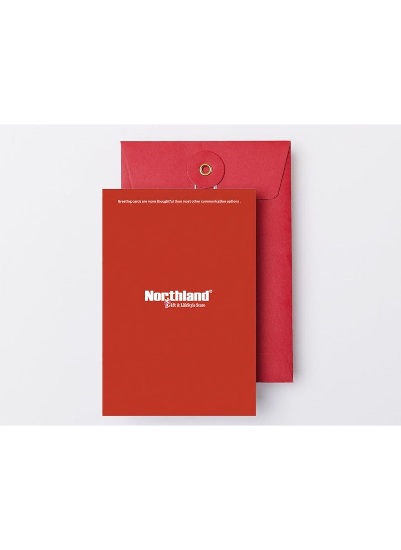NorthLand Northland LOVE Greeting Card for Valentine's Day, Anniversary, and other special occasions for Girlfriend, Boyfriend, Husband, and Wife | Greeting Card for Anniversary | Valentine Day Greeting Card  - Image 3